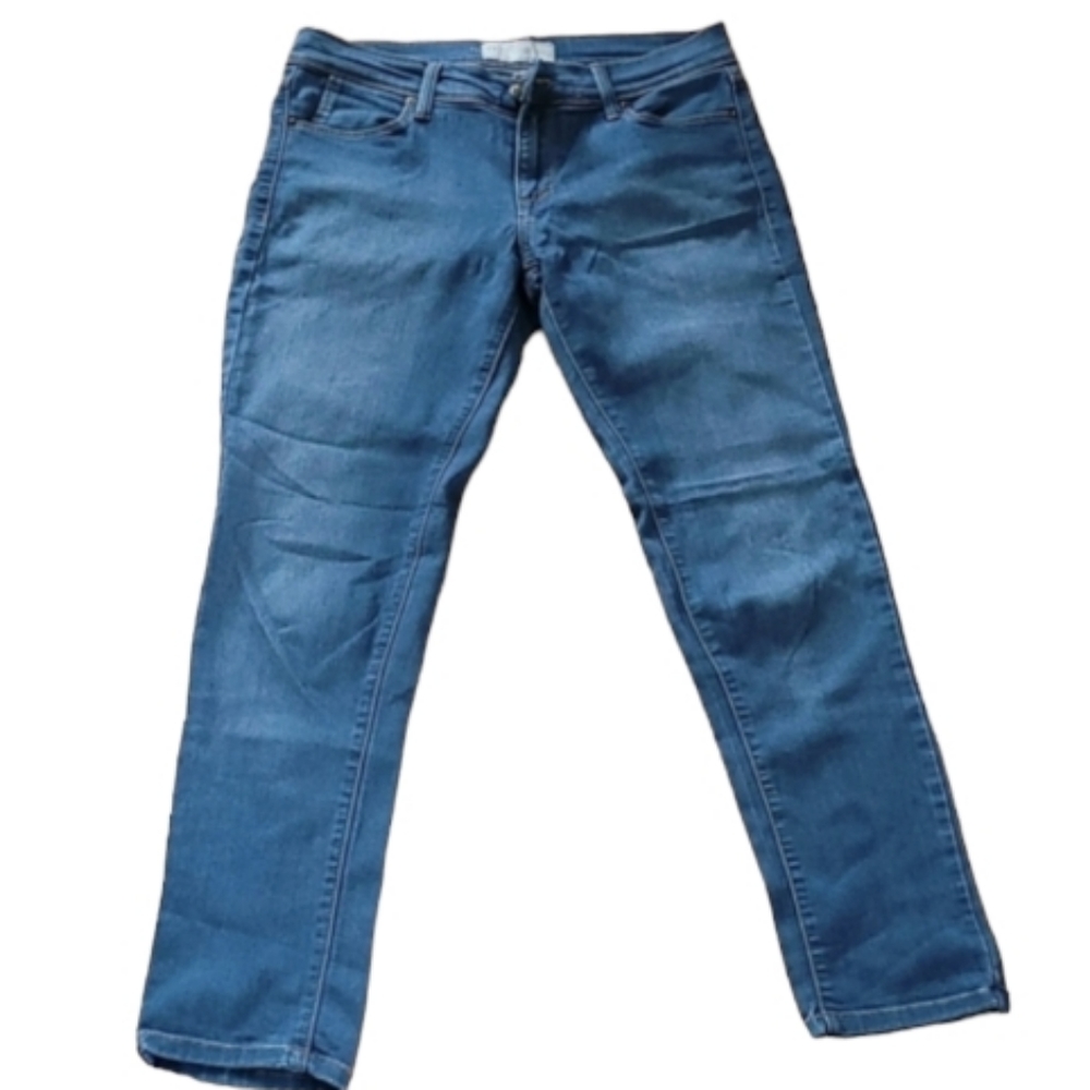 Free People cotton-stretch Jean crops